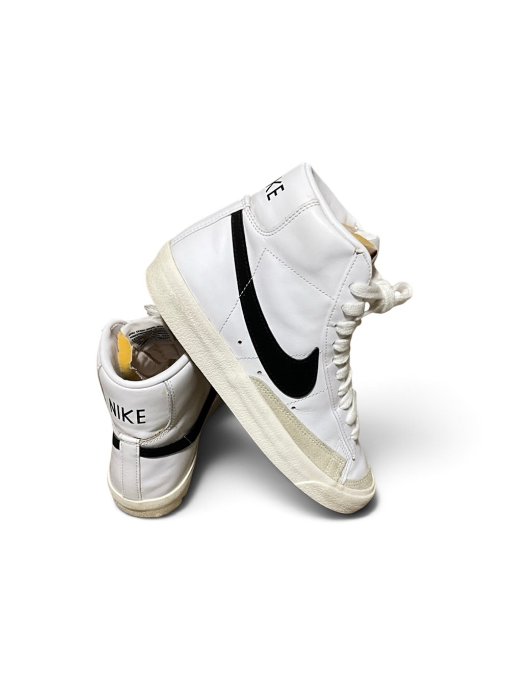 Nike White and Black High-Top Sneakers Women’s size 6